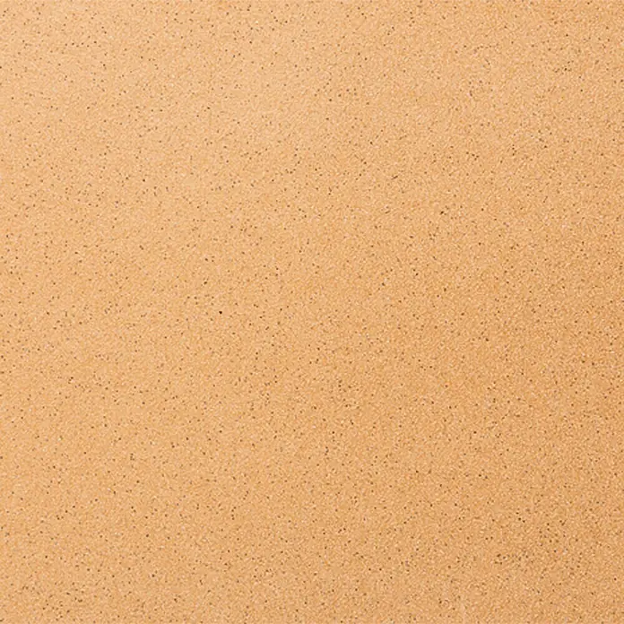 BAUHAUS Schleifpapier Standard - Körnung: 80 - Nahaufnahme einer beigen Korkoberfläche mit feinen dunklen Sprenkeln, ideal für Pinnwände oder Wandverkleidungen.
