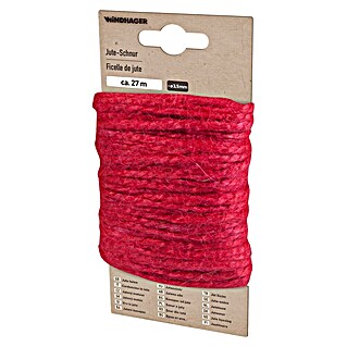 Windhager Juteschnur (Rot, 27 m)