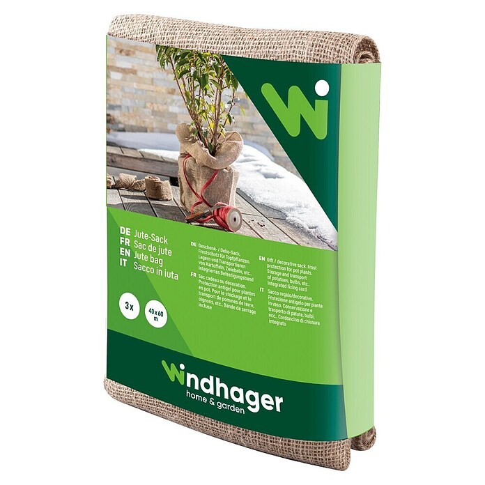 Windhager Jutesack (L x B: 60 x 40 cm, Natur) | BAUHAUS
