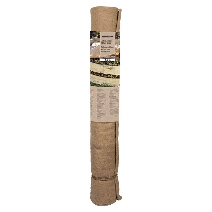 Windhager Kompostschutzvlies (L x B: 200 x 200 cm, Jutenaturfaser, Hellbraun) | BAUHAUS