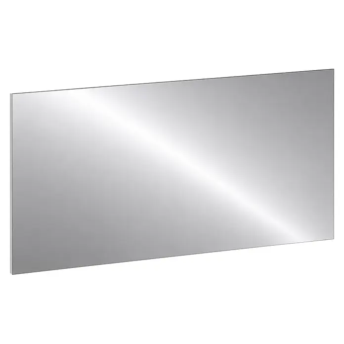 Schildmeyer Glenn Wandspiegel -  - Rechteckige, silbergraue, spiegelnde Platte mit metallischem Glanz.