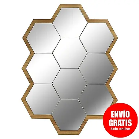 Espejo de pared Panal