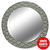 Espejo de pared Kioto (Diámetro: 70 cm, Verde/Blanco) | BAUHAUS