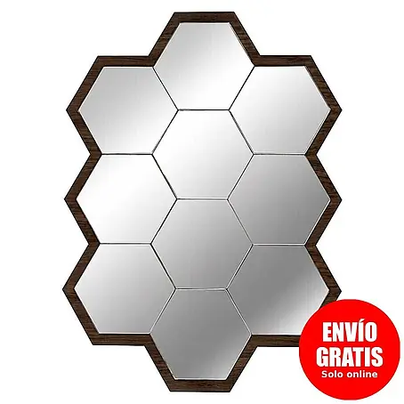 Espejo de pared Panal