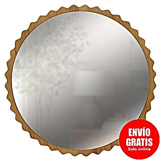 Espejo de pared Orbital (Diámetro: 60 cm, Roble)