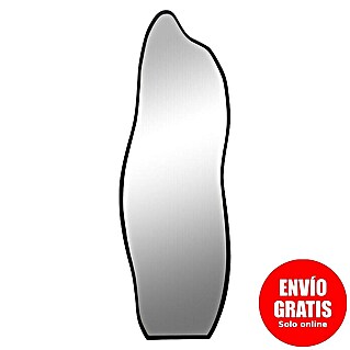 Espejo vertical de pie Surf (50 x 150 cm, Negro, MDF)