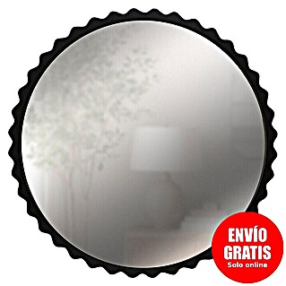 Espejo de pared Orbital (Diámetro: 80 cm, Negro)