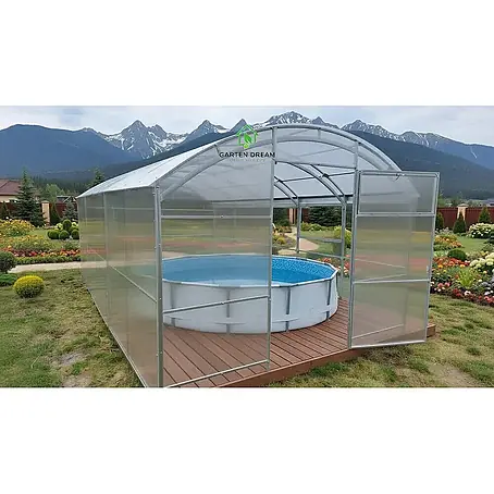 Garten Dream  Poolüberdachung Poseidon, 10mm Polycarbonat