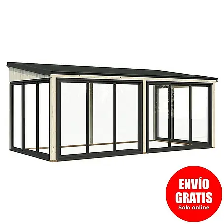 Palmako  Pérgola adosada Lumi Slide Plus