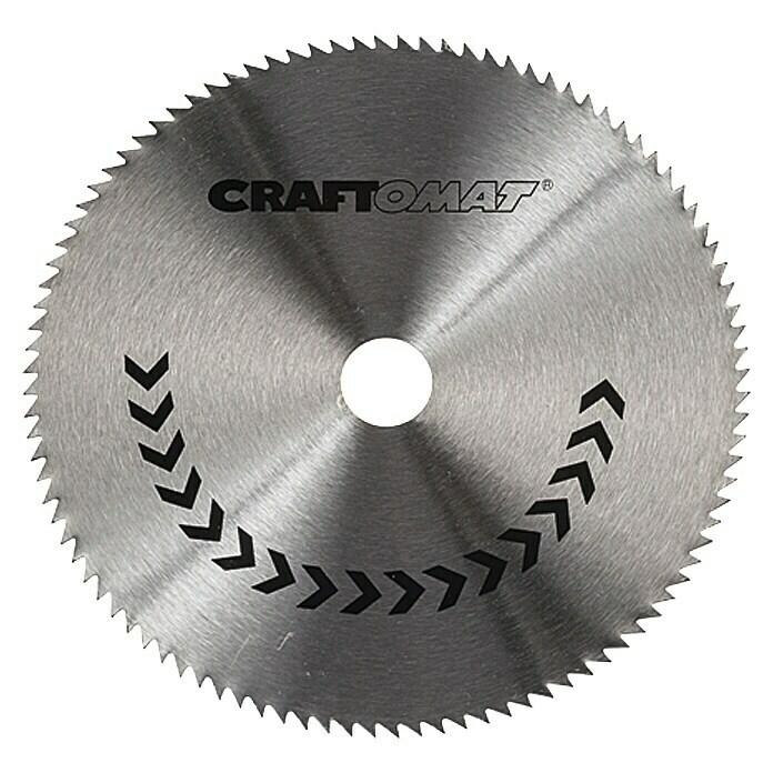 Craftomat Disco de sierra CV (Diámetro: 160 mm, Orificio: 20 mm, 100 dientes)