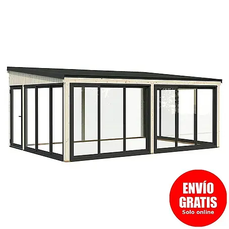 Palmako  Pérgola adosada Lumi Slide
