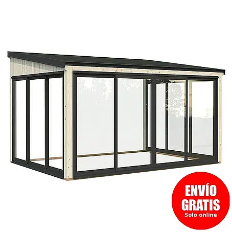 Palmako  Pérgola adosada Lumi Slide