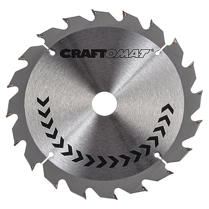 Craftomat Kreissägeblatt HM (160 mm, Bohrung: 16/20 mm, 20 Zähne)