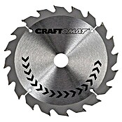 Craftomat Disco de sierra HM (156 mm, Orificio: 12,75 mm, 20 dientes)