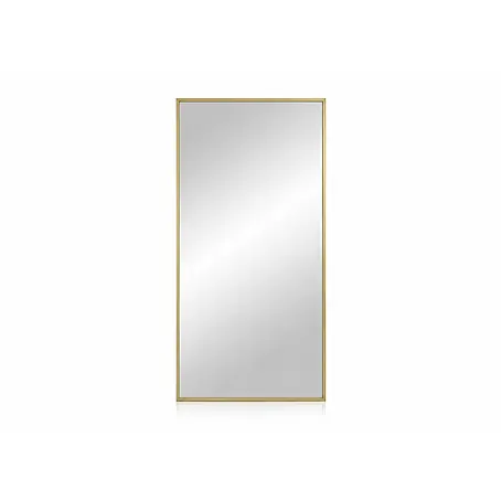 CORDIA PLUS spiegel Rimini Line mit goldfarben eloxiertem Aluminiumrahmen, 80 × 41 cm