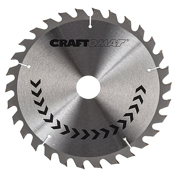Craftomat Disco de sierra HM (190 mm, Orificio: 30 mm, 30 dientes)