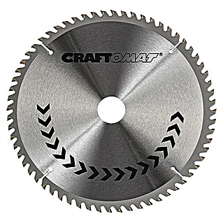 Craftomat Cirkelzaagblad HM (210 mm, Boorgat: 30 mm, 64 tanden)