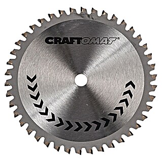 Craftomat Disco de sierra HM aluminio (150 mm, Orificio: 16 mm - 20 mm, Número de dientes: 42 ud.)