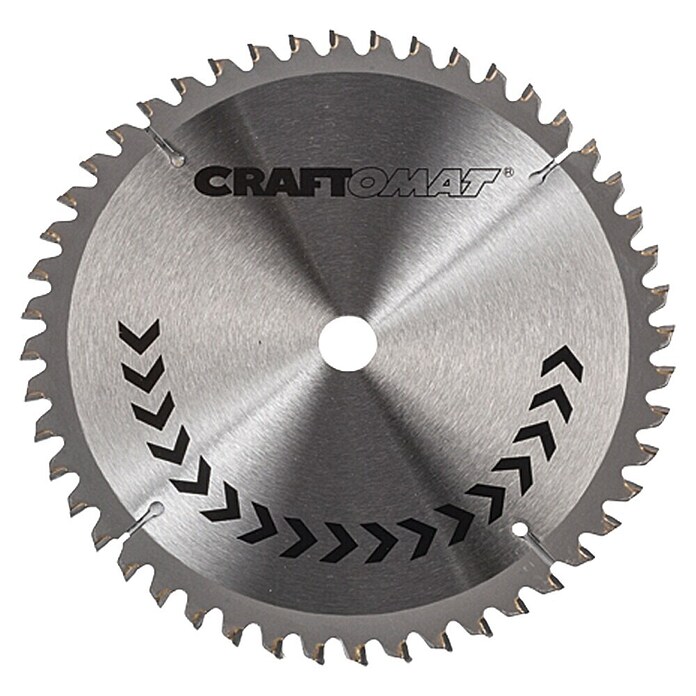 Craftomat Disco de sierra HM (190 mm, Orificio: 30 mm, 48 dientes)