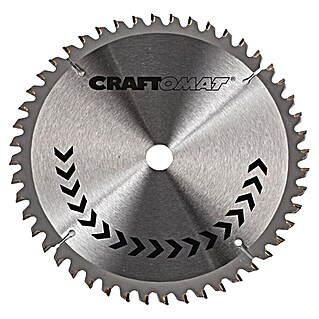 Craftomat Disco de sierra HM (160 mm, Orificio: 16 mm - 20 mm, Número de dientes: 48 ud.)