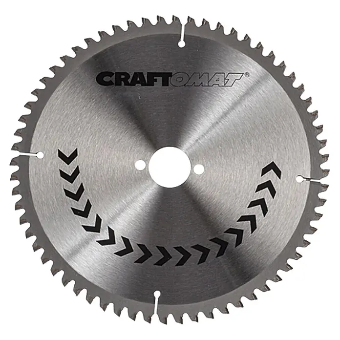 Craftomat Disco de sierra HM aluminio - 230 mm, Orificio: 30 mm, Número de dientes: 64 ud. - Hoja de sierra circular Craftomat con dientes afilados para cortes precisos en madera y otros materiales para el aficionado al bricolaje o profesional.