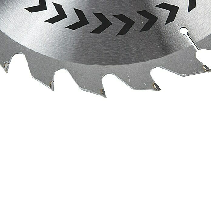 Craftomat Disco de sierra HM (250 mm, Orificio: 30 mm, 24 dientes, Espesor de hoja de sierra: 3,2 mm)