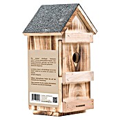 Windhager Nistkasten 3 in 1 (Geeignet für: Meisen, L x B x H: 15 x 16 x 31 cm, Massivholz, Geflammt)