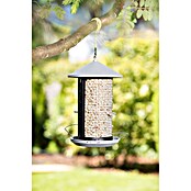 Windhager Vogelhaus Happy Bird (L x B x H: 19 x 26 x 31 cm, Schwarz/Silber, Metall, Lackiert)