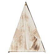 Windhager Insektenhotel Trigon (L x B x H: 36,5 x 9,5 x 48,5 cm, Holz, Naturbraun/Rot, Geflammt)