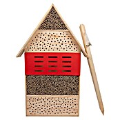 Windhager Insektenhotel High Rise (80 x 50 x 12 cm, Holz, Braun/ Rot) | BAUHAUS
