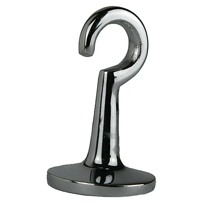 Conacord Endhaken - Für Seildurchmesser: 30 mm, Verchromt - Haken aus glänzendem Metall für die Wandmontage. Ideal zum Aufhängen von Handtüchern, Kleidung oder Accessoires.