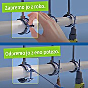 Set klik cevnih objemk  (Premer: 52 mm - 56 mm, 2 kos) | 4048 - Zubehör Wasserinst/Befestigung | DCDA - Wasserinstallation | DCD - Sanitärinstallation | DC - Sanitärinstallation | D - Sanitär | BAUHAUS