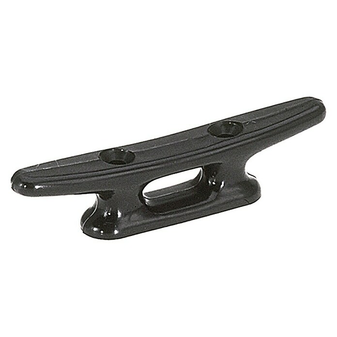 Belegklampe (210 mm, Nylon, Lochabstand: 50 mm, Schwarz)