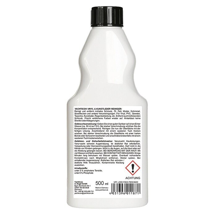 Yachticon Vinyl-Shampoo (Cremig pastös, 500 ml)