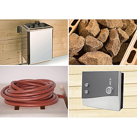 Weka Saunaofen Technikpaket Serie 533 (9 kW, Raumheizvermögen: 10 m³ - 14 m³)