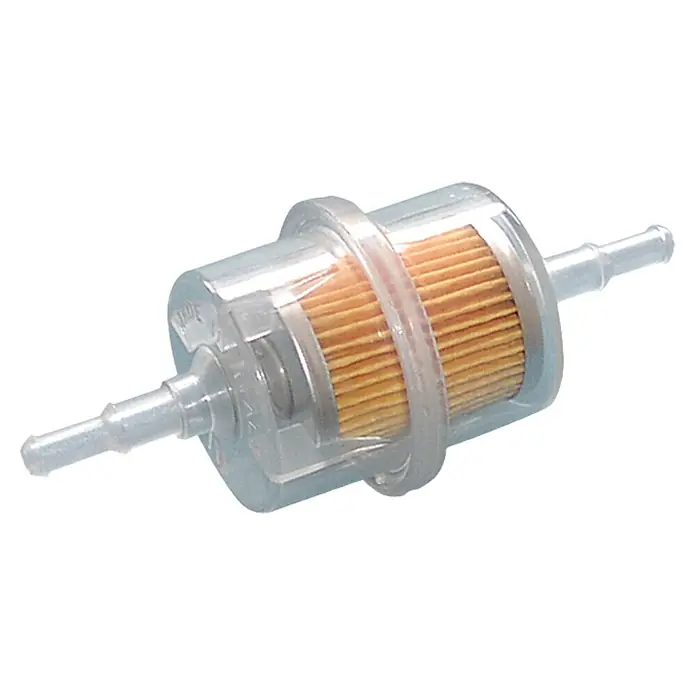 Navyline Treibstofffilter - Kunststoff - Kraftstofffilter mit transparentem Gehäuse und Filterelement für die Reinigung des Kraftstoffs.