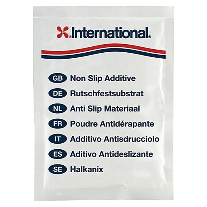 International Intergrip - 20 g - Abbildung einer Packung International Anti-Rutsch-Zusatz, ein Produkt zur Erhöhung der Rutschfestigkeit auf Oberflächen.