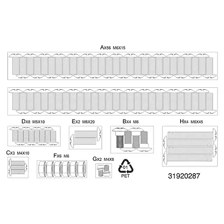 Grillstar  Ersatzschrauben Set