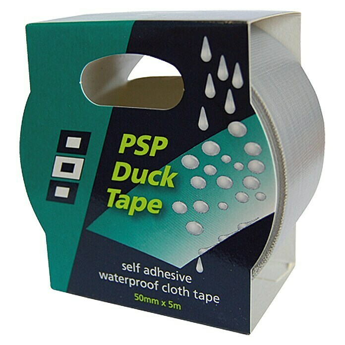 Duck Tape Zilver, 5 m x 50 mm (Zilver, 5 m x 50 mm)