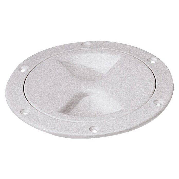 Inspectieluik 15,24 cm (15,24 cm, Kunststof, Rond, Wit)