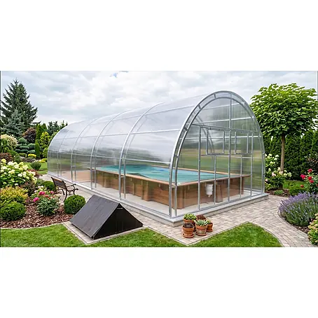 Garten Dream  Poolüberdachung Grand Oasis, 4mm Polycarbonat