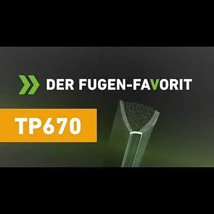 Illbruck Fugendichtband TP670 ML-Tech Pro - Fugenbreite: 6 mm - 18 mm, Fugentiefe: 20 mm, Anthrazit, Länge: 5,3 cm, Passend für: Fenster- und Türenmontage - illbruck TP670 - Das flexibelste Band der Multi-Layer Generation