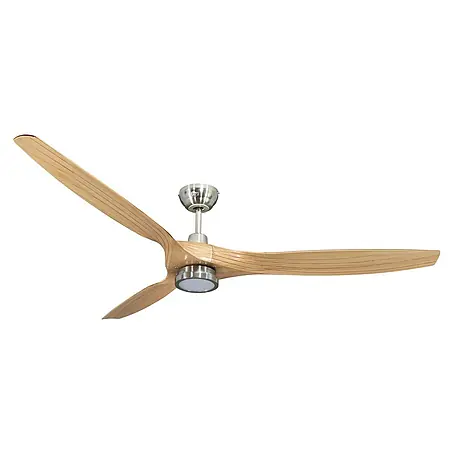 Vam  Deckenventilator Outdoor DC Deckenventilator LINES LED Nickel 153 cm