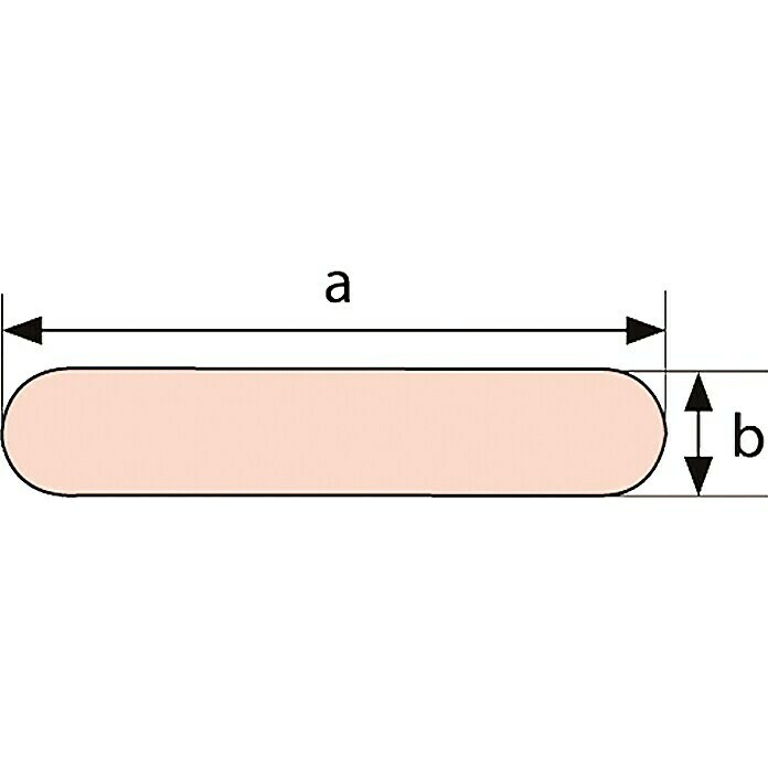 Segellatte2 m x 24 mm, Kunststoff Unknown