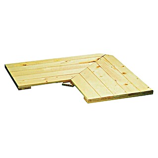 Regalux Regalsystem Heavy Kotna tla (Š x G: 46,2 x 82,5 cm, Les)