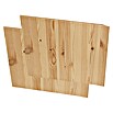 Regalux Regaltür & Rückwand-Set (41,5 x 34,5 cm, Buche)