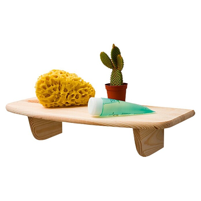 Regalux Stenski regal  (Do x Š: 18 x 45 cm, Bor) | 1260 - Regalböden Holz | AAFD - Regalsysteme | AAF - Regalsysteme | AA - Eisenwaren | A - Eisenwaren | BAUHAUS
