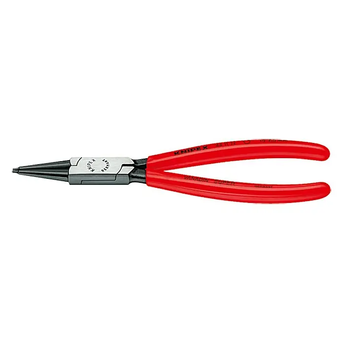 Knipex Sicherungsringzange - Länge: 14 cm, Passend für: Sicherungsringe in Bohrungen Ø 8 - 140 mm - KNIPEX 44 11 J2 Präzisions-Sprengringzange, ideal zum Greifen kleiner Werkstücke. Mit schlanker Zangenform für schwer zugängliche Stellen.