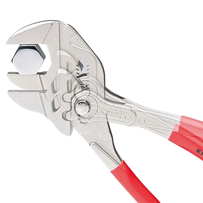 Knipex Wasserpumpenzange - Länge: 180 mm, Verchromt - Detailaufnahme