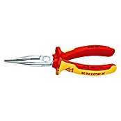 Knipex Flachrundzange (Länge: 160 mm, Flach-rund, Mit Schneide, Mehrkomponenten-Hülle)